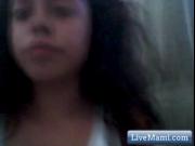 Homemade latina teasing on webcam