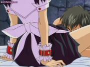 Anime maids licking their twats