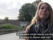 Beautiful Czech amateur bangs in public