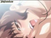 Tied anime slut gets toyed and cums