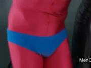 Tied up muscle gay ass wired plugged