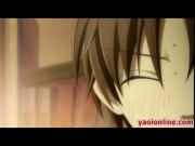 Two hentai gays having softly touch