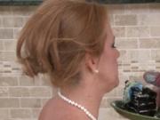 Blonde seductive MILF loves mouth fucking teen hard coc