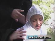 Slutty french nun fucked outside porno video 4 by RealF