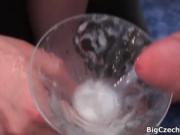 Sexy blonde sluts get their faces jizzed hard in a buka