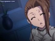 Big boobed anime babe gets slammed