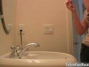 Awesome redhead babe gets her tight wet cunt aroused by
