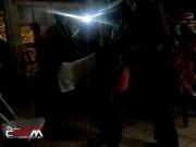 Black women get touchy feely with 20th birthday stripp