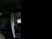 Hot hige tits brunette fucked in taxi