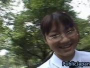 Cute asian girl likes showing her body in public 1 publ