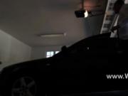 Bethany Benz sucks cock while he is driving