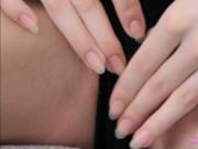 Horny teen Anjelica fingering her pussy