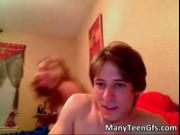 Hot and sexy teen couple posing on webcam by ManyTeenGf