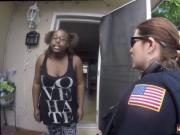 Mixed black chick first time Domestic Disturbance Call