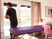 Angel Smalls gets a massage and then gets fucked
