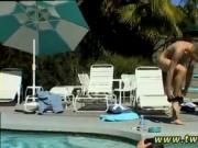 Sexy gay Pool Four-Way!