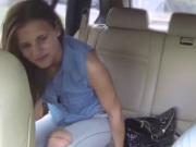 Petite Sarah gets fucked from behind and awarded a crea