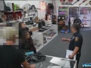 Couple of bitches sucked on cops cock
