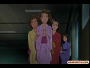 Bondage Japanase hentai shemale gets sucked bigcock