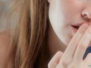 Amazing schoolgirl Irina K rubbinh her clit with sex to