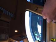 Flasher Jerking Off In The Car