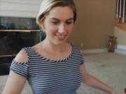 Sweat Niki Snow proves she can please and swallows step