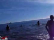 2012 nude beach ocean bath run at Frances Cap dAgde