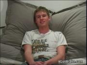 Cute Kristian T wanking his stiff gay jizzster 1 by Got