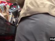 Upskirt While Checking Out