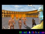 Muscular hentai gay hunk group gangbanged fun