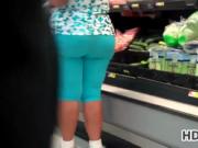 Big Latin Booty At The Store