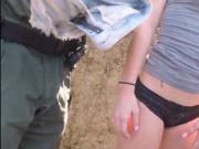 Teen Alex pounded by Border Patrol man