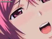 Hentai redhead gets mouth filled