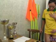 Brazilian player screwing the referee