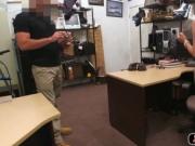 Sexy hot latina fucked in office to a pawn shop