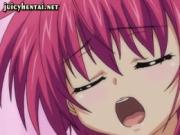 Redhead anime sweety masturbating
