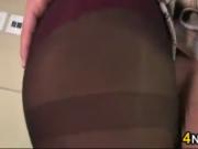 Asian In Pantyhose And Panties