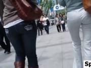 Great Ass In White Pants Looked At