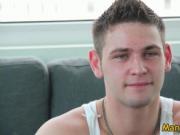 Lovely good looking face guy Duncan sucks fatty gay coc
