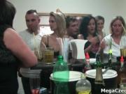 Nasty brunette sluts get their asses finger fucked by M