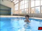 Japanese Cutie Swims Softcore