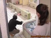 Juri Yamaguchi Naughty Asian model in public bath jav 2