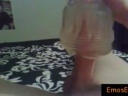 Gay emo twink masturbating with fleshlight by emosexpos