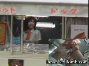 Asian Teen Fucked in a Mobile Canteen!