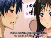 Hentai cutie sucks guys hard cock