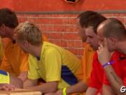 Face and ass full of hot cum