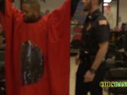 Barbershop gets some action when the police fucks a cri