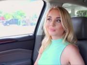 Party babe Anastasia fucked in the strangers car