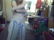 this teen make strip tease for first time