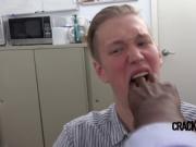White dude loves blowing big dick